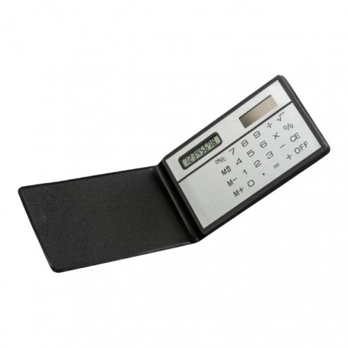 калькулятор в виде кредитки