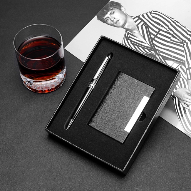 подарочный набор визитница и ручка