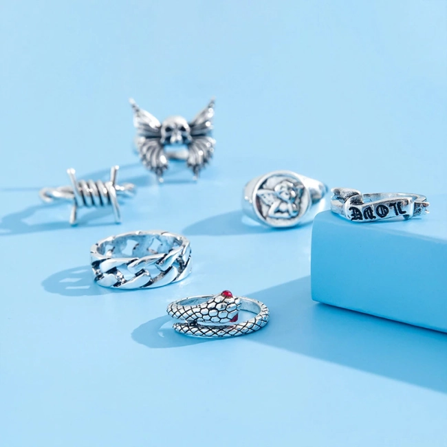 комплект мужских колец