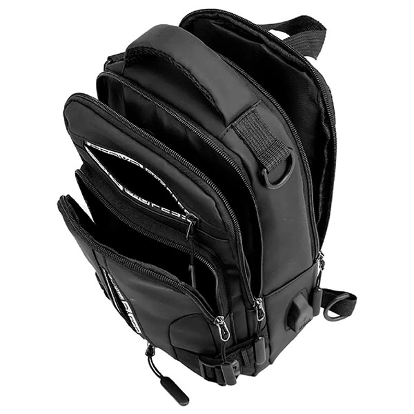 нагрудна чоловіча сумка-рюкзак через плече