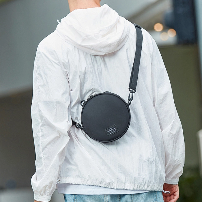 мужская маленькая круглая сумка