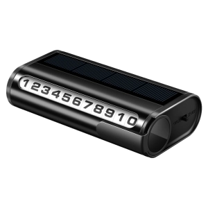 автомобильная визитница с солнечной панелью и подсветкой