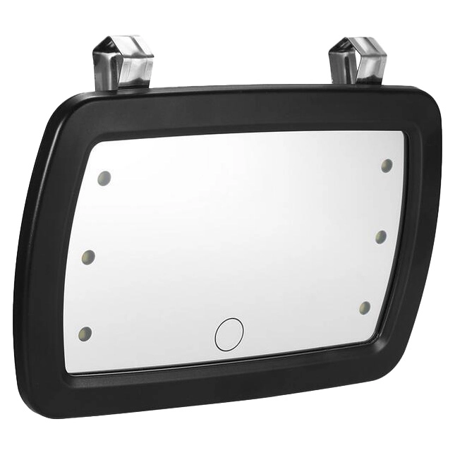 зеркало с подсветкой на солнцезащитный козырек