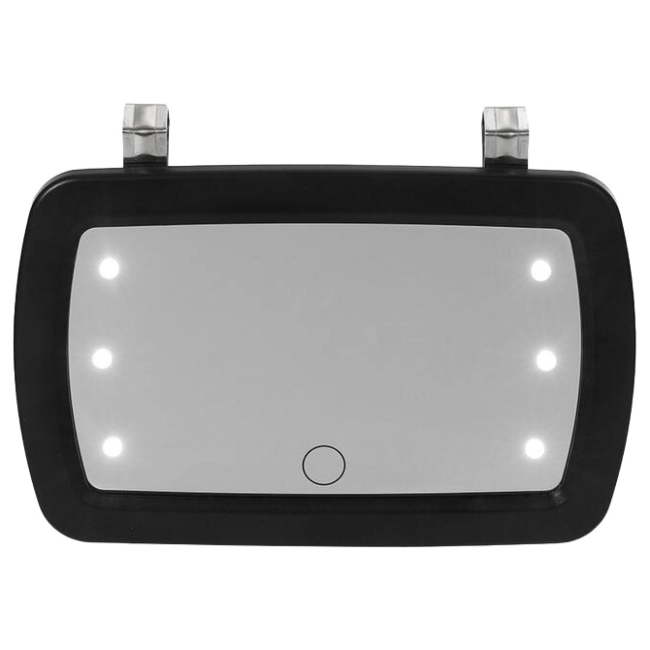 зеркало с подсветкой на козырек автомобиля