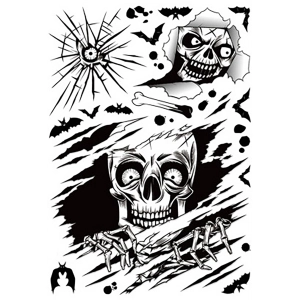 страшные наклейки на окно