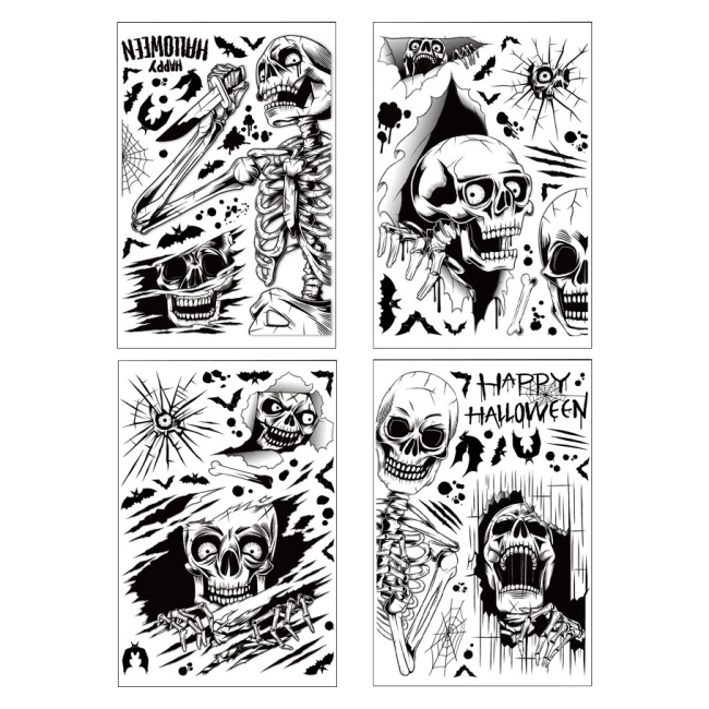 страшные наклейки для окна