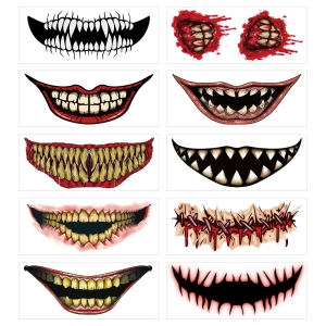 переводные тату на лицо для грима