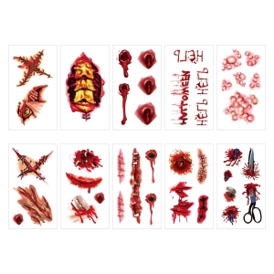 Переводные татуировки наклейки шрамы татуировки наклейки шрамы