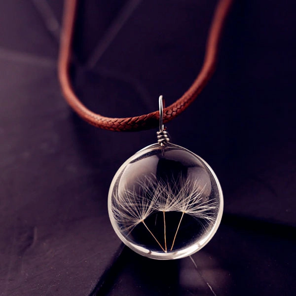 подвеска с одуванчиком