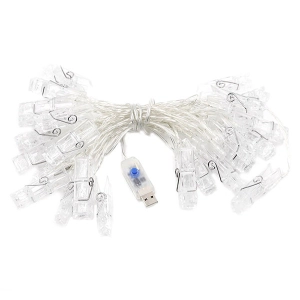 гирлянда с прищепками для фотографий