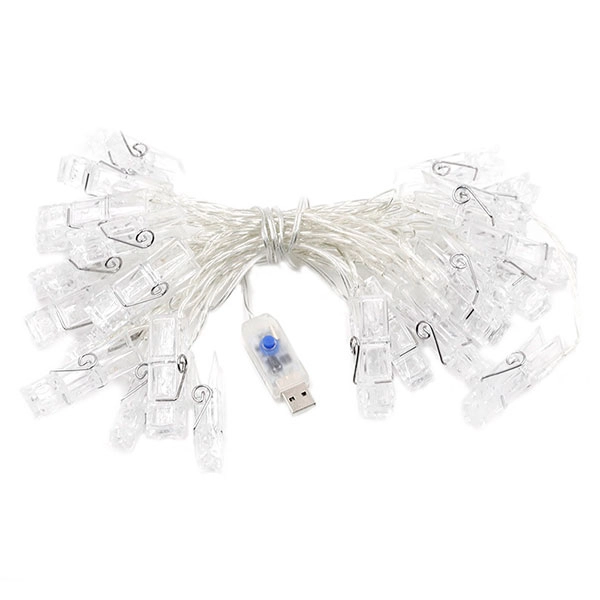 гирлянда с прищепками для фотографий