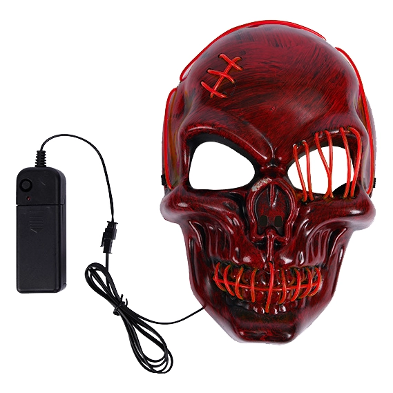 маска з черепом, що світиться
