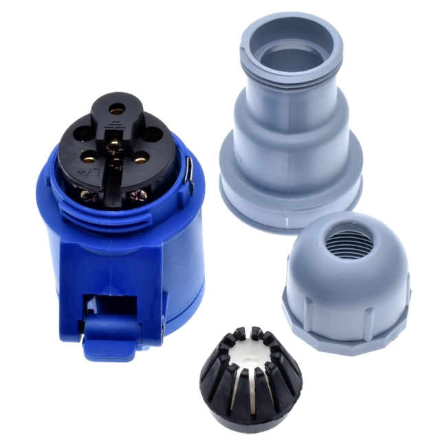 переходник силовой 1 фаза на eu для электромашины