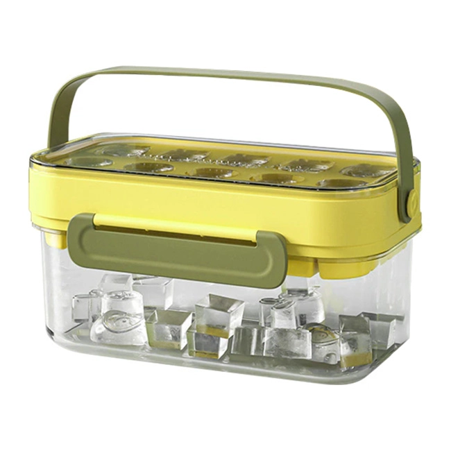 форма для льда с контейнером для хранения