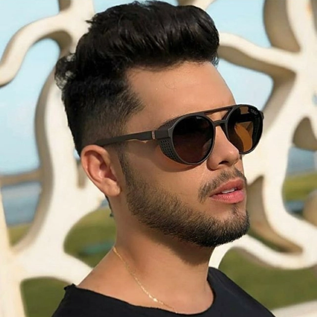 солнцезащитные очки для мужчин с боковыми шторками