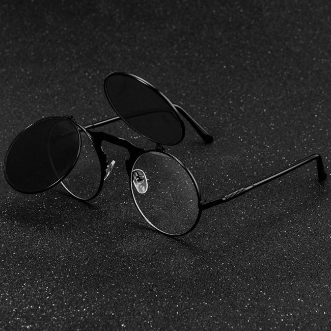 мужские солнечные очки с откидными линзами