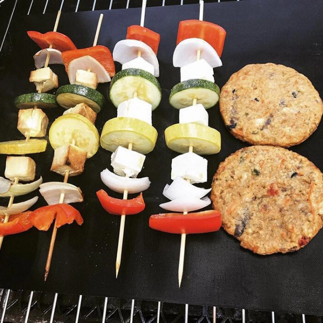 коврик с антипригарным покрытием для барбекю и гриля