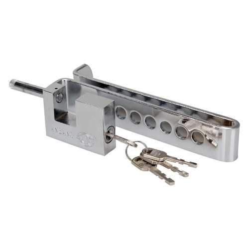 замок с металлическим стержнем