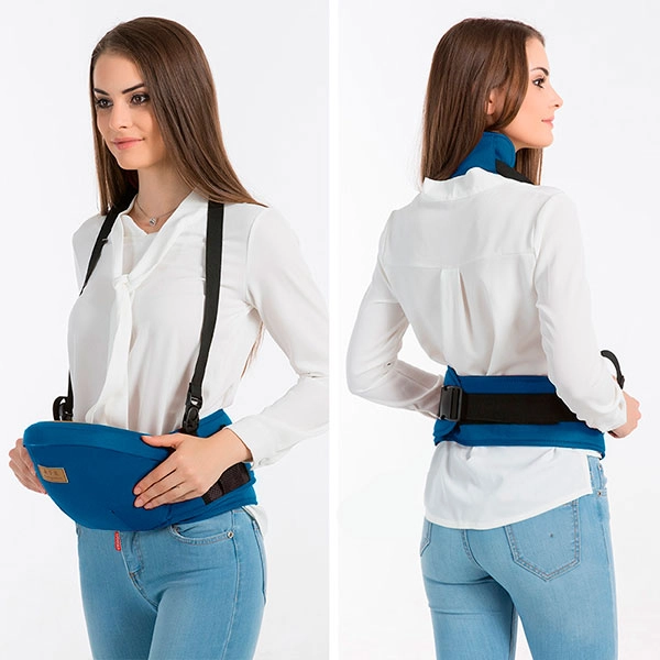 детское сиденье на бедрах