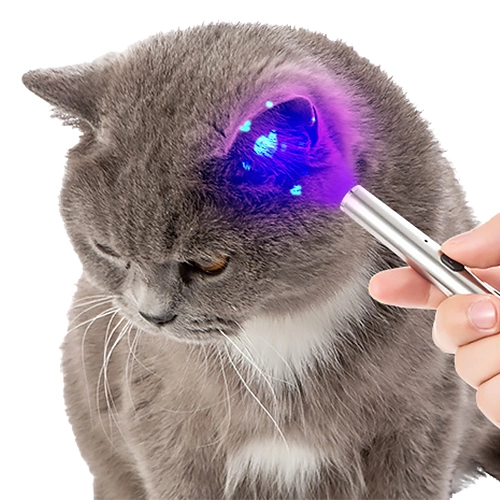 уф фонарик для животных для обнаружения грибка и ушного клеща