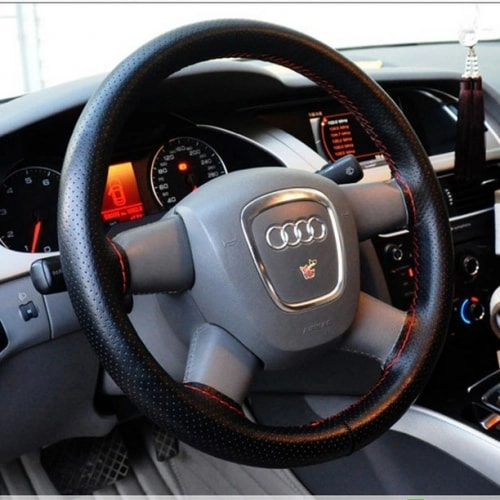 чехол с искусственной кожи на руль