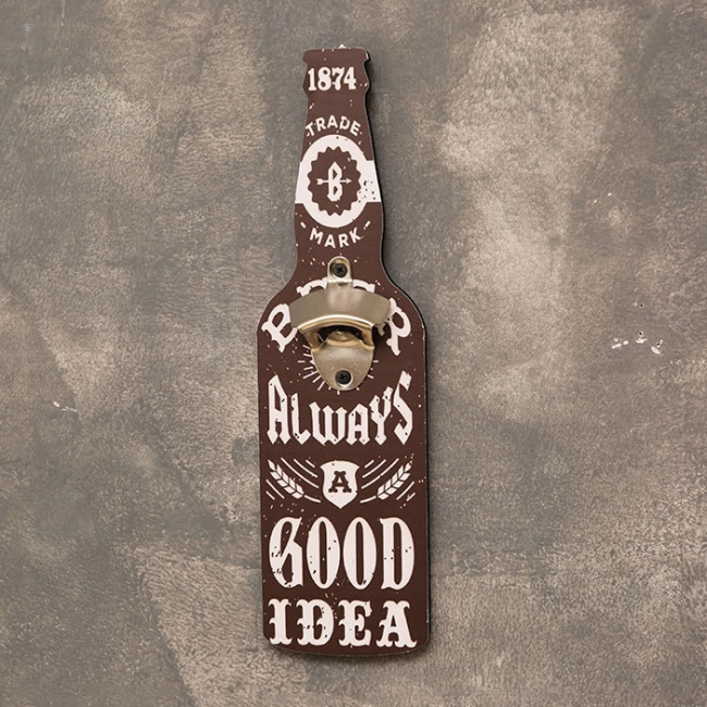 настінна відкривачка для пляшок