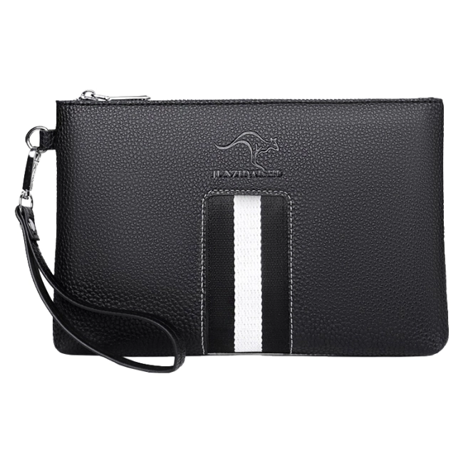 мужской кошелек клатч на молнии