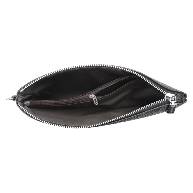 мужской кошелек клатч с молнией