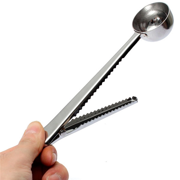 ложка с зажимом