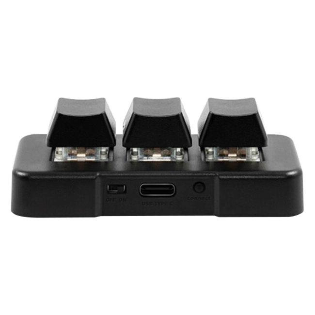 провідна клавіатура з трьома клавішами