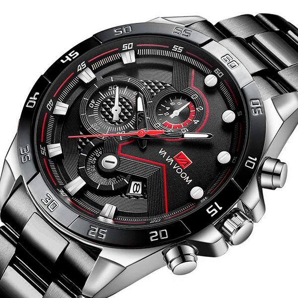 водонепроникний чоловічий наручний кварцовий годинник