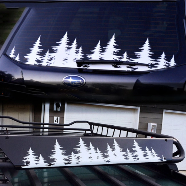 наклейка на заднее стекло машины