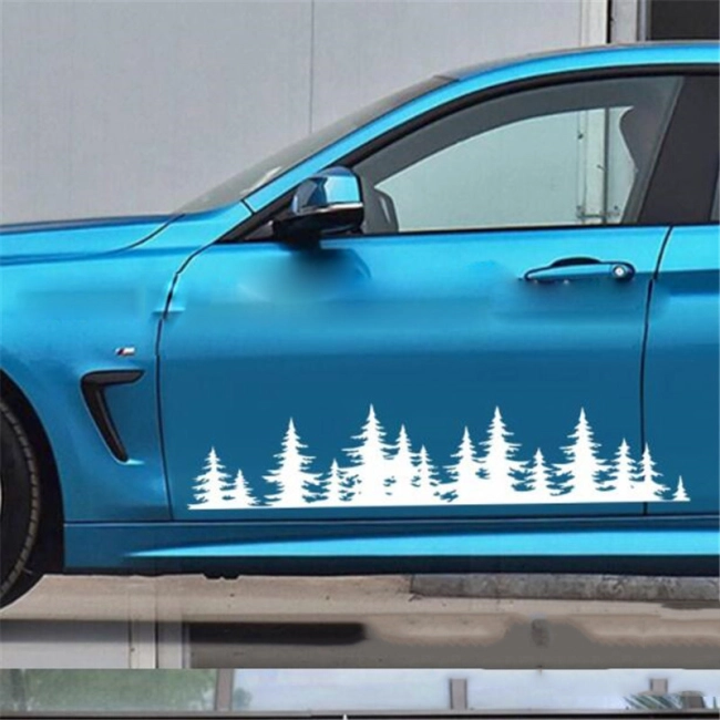 наклейка для автомобиля деревья