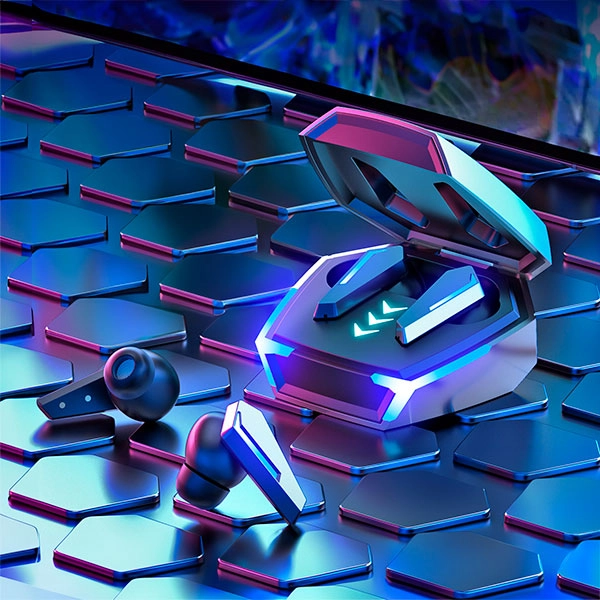 бездротова гарнітура з кейсом з підсвічуванням