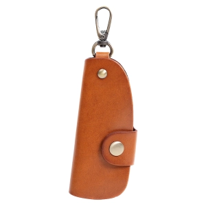 ключница кожаная на кнопке
