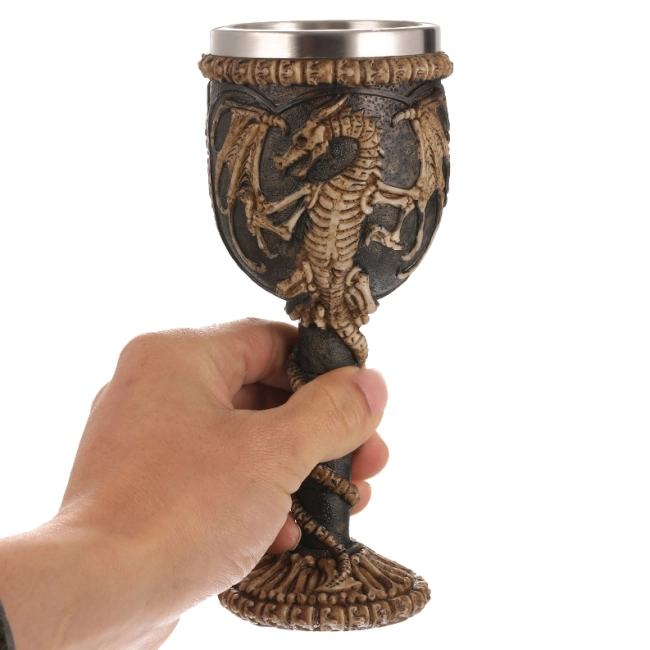 келих із драконом під вино