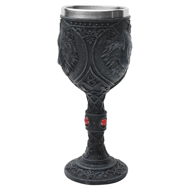 бокал з вовком для вина