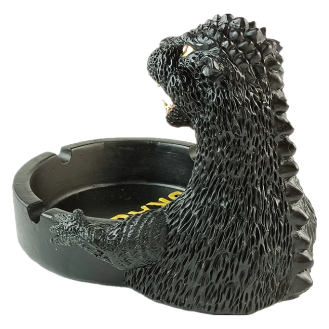 пепельница в виде годзиллы