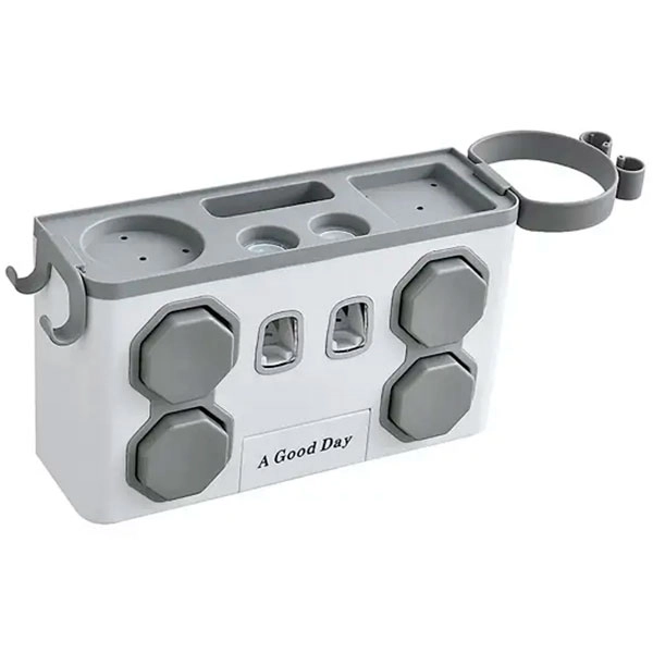 настенный держатель для зубных щеток, пасты и фена