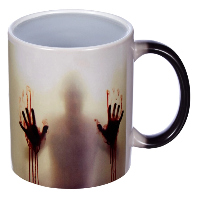 чашка що змінює малюнок від температури