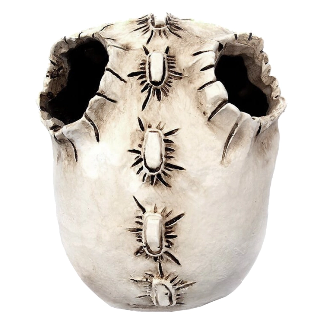 купить подставку для канцелярии череп