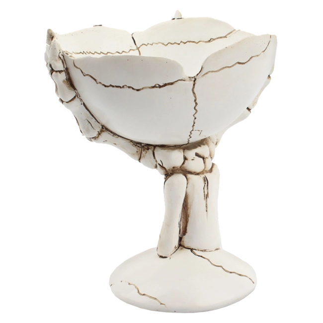 конфетница с рукой скелета