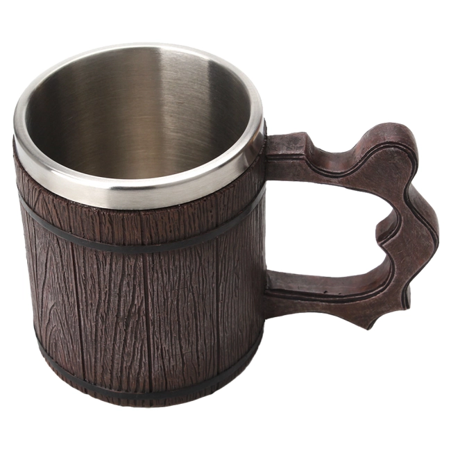 кружка в виде бочки деревянной