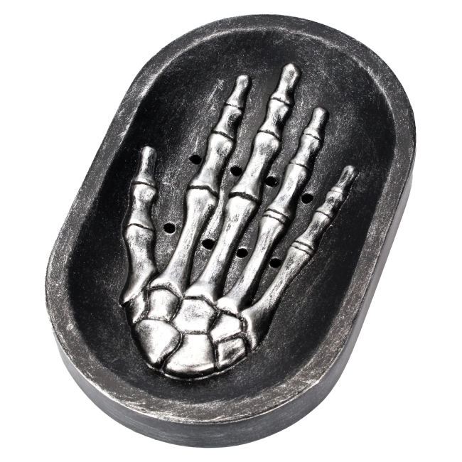 мильниця з рукою скелета