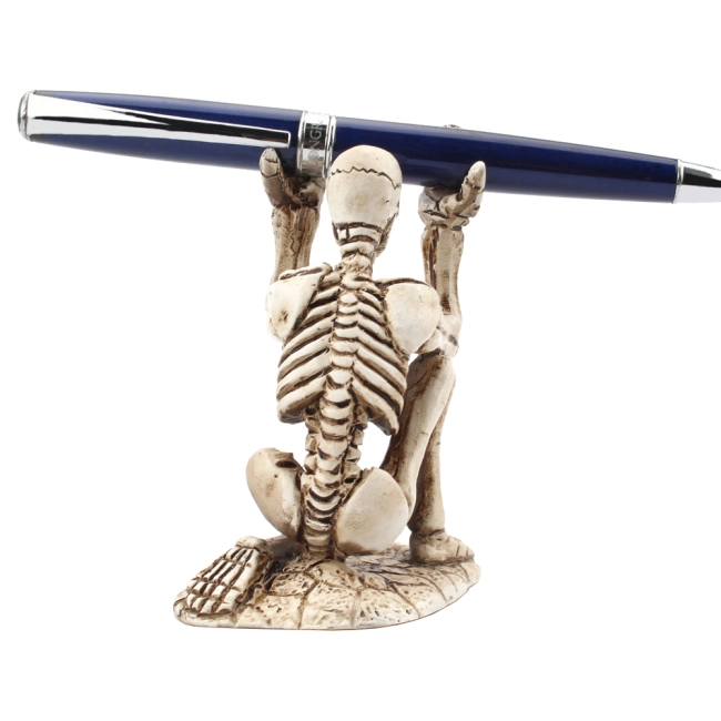 держатель в форме скелета для ручки