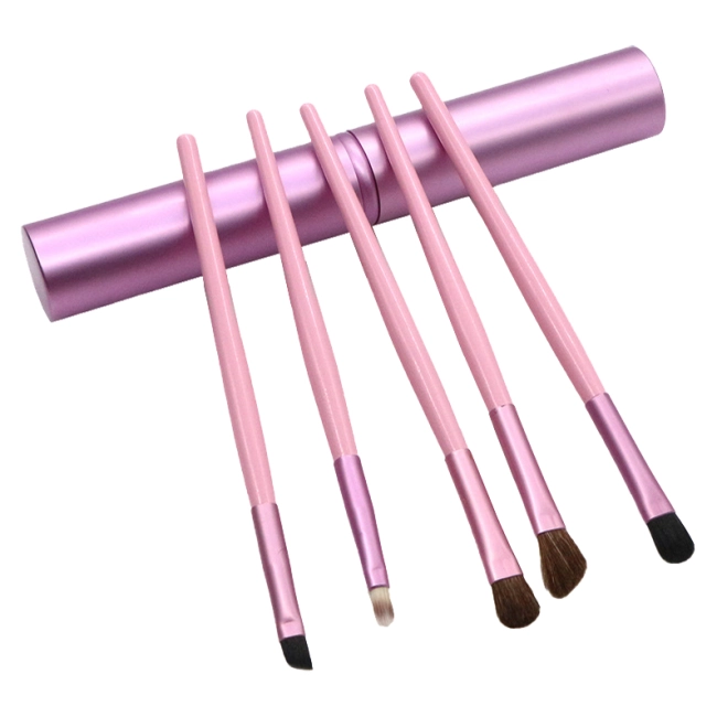 комплект пензлів для макіяжу з чохлом