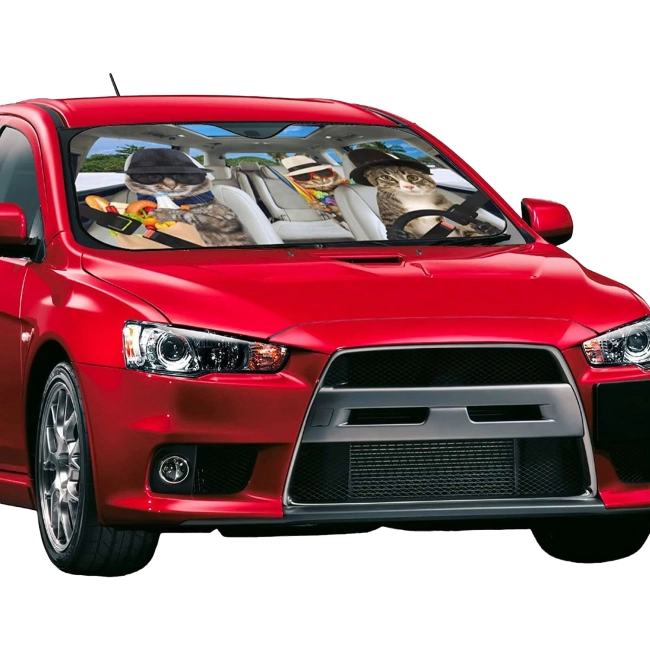 солнцезащитный козырек на лобовое стекло машины