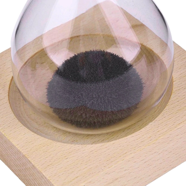 магнітний годинник з металевою стружкою