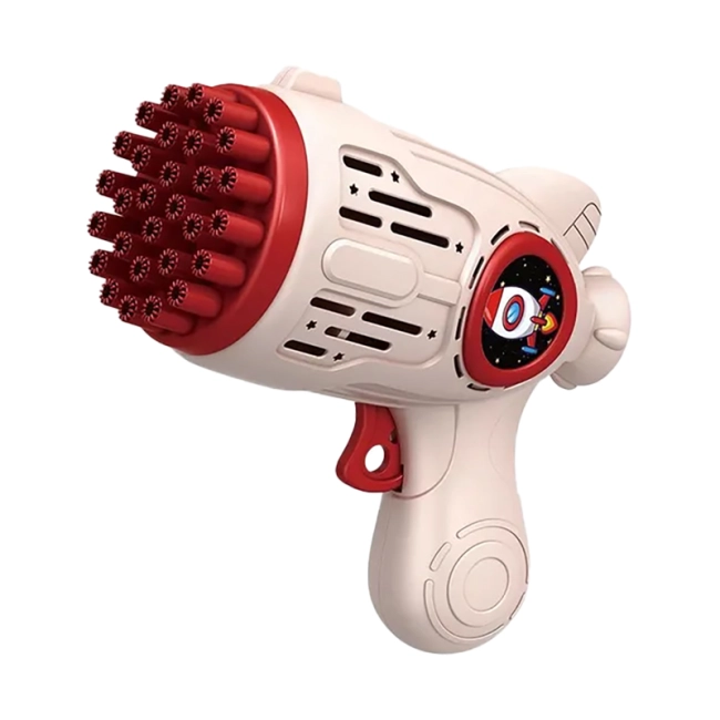 детский пистолет для пузырей на батарейках