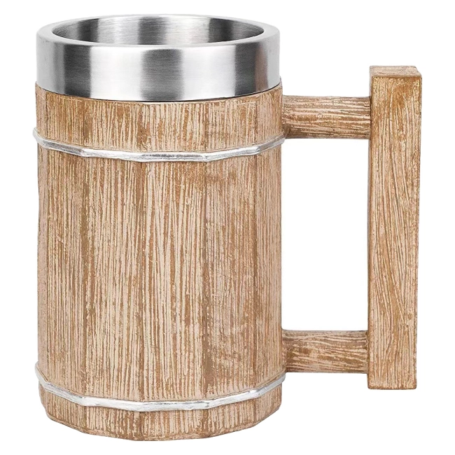 кружка в виде пивной бочки